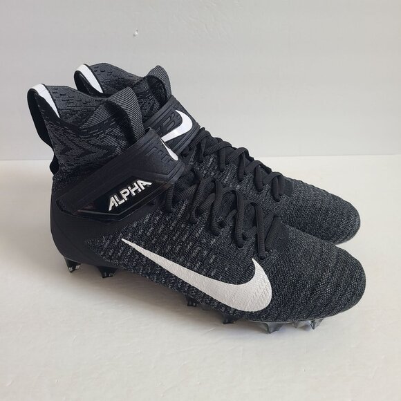 NEW Nike Alpha Menace Elite 2 Football Cleats AO3374-001 Size 11 Black main image 5